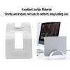 Asixxsix Acrylic Vertical Laptop Stand for Desk, Multi Angle Adjustable Invisible Desktop Notebook Dock,Vertical Laptop Holder Space Saving Organizer for Home Office Desk view 4