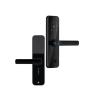 KIEEQGAK Tuya WiFi Electronic Smart Door Lockwith Biometric Fingerprint/Smart Card/Password/Key Unlock/USB Emergency Charge(240x22(3585),Black) view 1