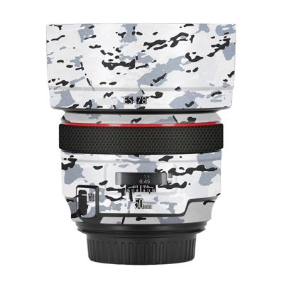 Camera Skin Wrap Lens Skins Protector Anti-Scratch Coat Wrap Cover Sticker for Canon EF 50mm F 1.2L USM 50 1.2(Snow Camouflage)