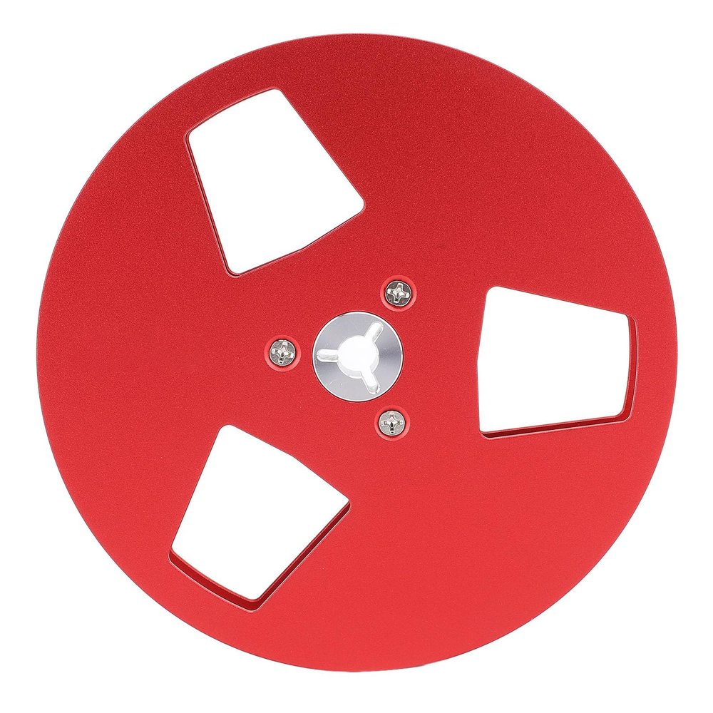5 Inch Empty Tape Reel for Studer ReVox Reel to Reel Recorder 1/4 Inch Tape, 3 Holes Aluminum Alloy Open Reel Sound Tape Empty Reel, Tape Takeup Reel to Reel for Nab Long Play
