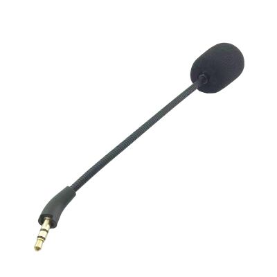 3.5mm Gaming Headsets Microphones Boom with Foam Filter for K820NC Headsets Communication Streaming Microphones
