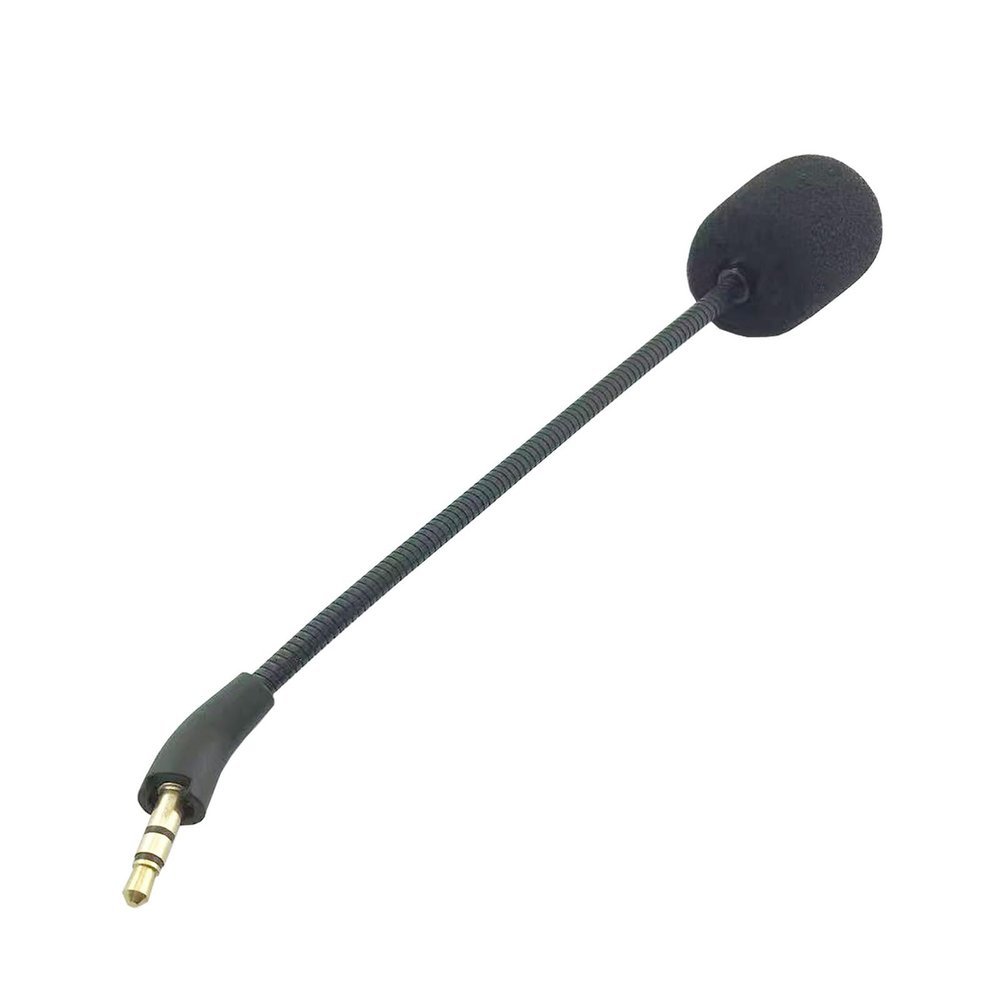 3.5mm Gaming Headsets Microphones Boom with Foam Filter for K820NC Headsets Communication Streaming Microphones