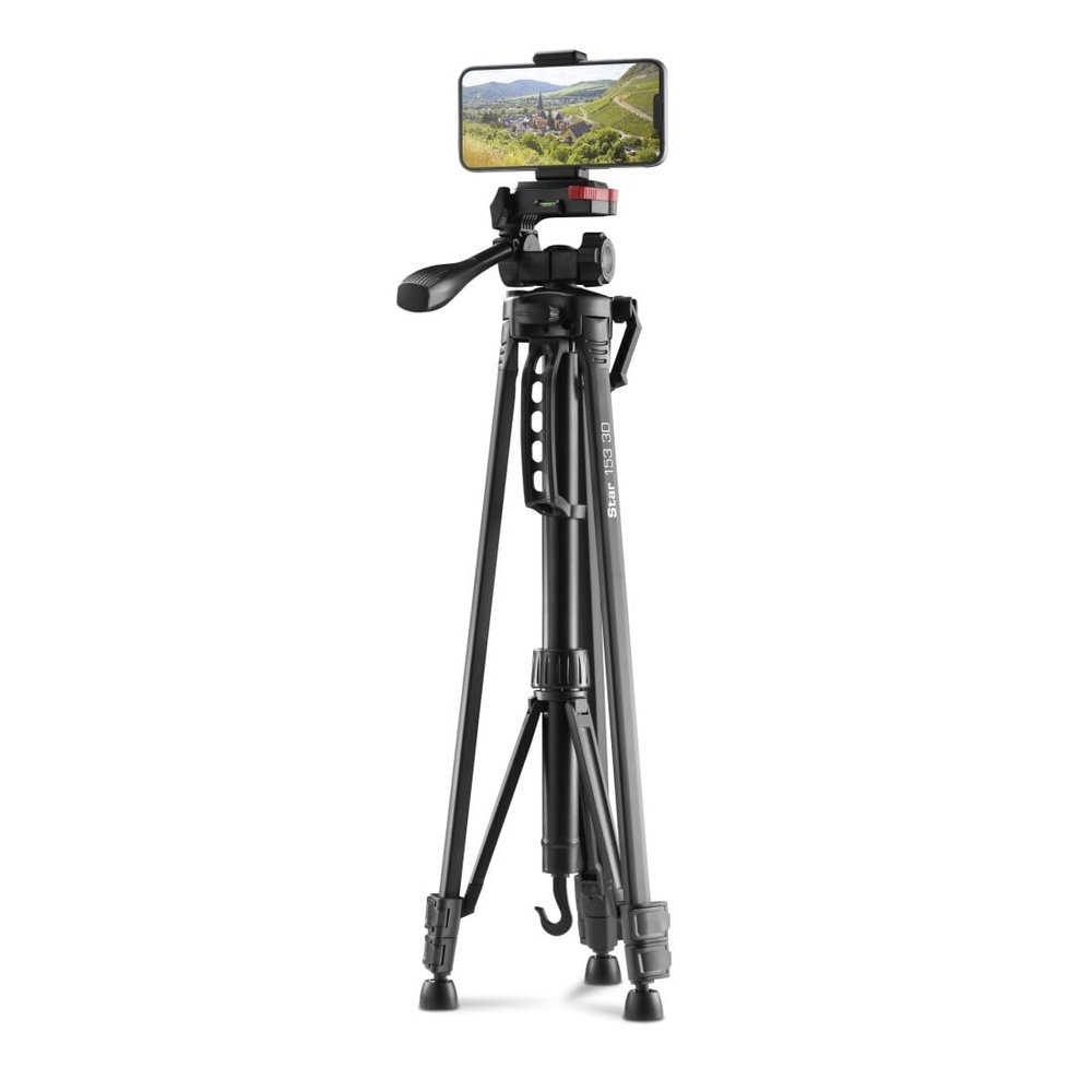 Star 153 3D Tripod for Camera and Smartphone with 3D Tilter