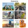 Thumb Action Camera, 1080P Tiny Size Video 2MP Small Body Camera 120 Degree Lens DV Vlogging Camera Wearable Action Body Cam for Outdoor Riding Pet Recording Cycling (White) view 3