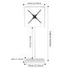 3D Hologram Fan with Wardrobe, 58CM Metal Protective Cover view 2