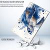 Bxgolkgd Tablet Case for iPad 10.2 Inch (9th/8th/7th Gen,2021/2020/2019),Shockproof Stand Cover with Heat Dissipation,Auto Wake/Sleep Function,Blue Watercolor Turtle view 3