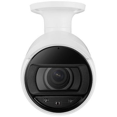 Hanwha A-Series 2MP WDR IR Bullet IP Camera, 3.3-10.3mm Motorized Varifocal Lens, White