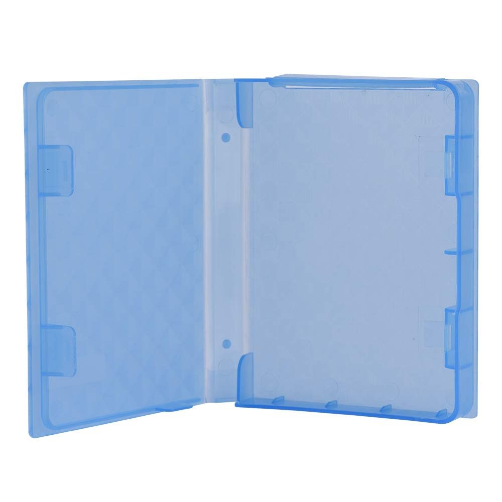 Hard Drive Case, Hard Drive Organizer Hard Drive Storage Box Hard Drive Carrying Protective Storage Box Hard Drive Storage Box Travel Storage Carrying Case (Blue)