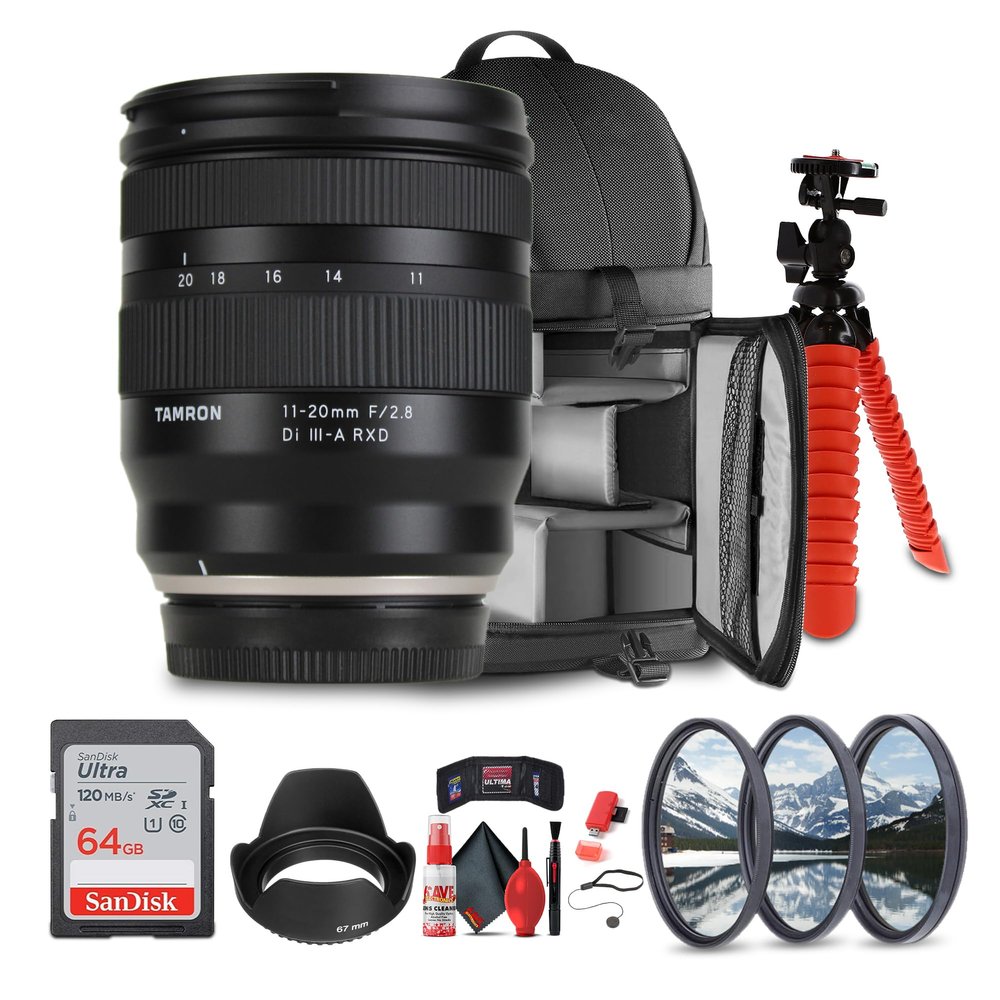 Tamron 11-20mm f/2.8 Di III-A RXD Lens for FUJIFILM X: Ultra-Wide, Constant f/2.8 Aperture, Auto Focus, Robust, fujifilm x Mount