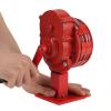 Ymiko Hand Crank Siren Horn 110dB Alarm Portable Manual Siren Aluminium Alloy Handheld Air Siren for Emergency (Red) view 2