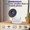 Mini Projector with WLAN, 1080P Portable Outdoor Projector, 180 Deg Rotatable, Home Theater Movie Phone Projector Compatible with Android / TV Stick / HDMI / USB view 2