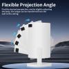 Mini Projector with WLAN, 1080P Portable Outdoor Projector, 180 Deg Rotatable, Home Theater Movie Phone Projector Compatible with Android / TV Stick / HDMI / USB view 3