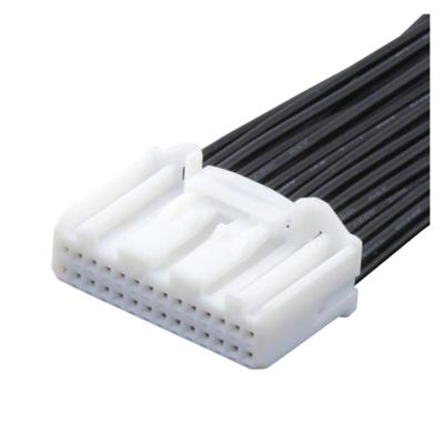 DEVFGTQA 4 8 12 16 24 32 40 Pin AMP 0.7MM Auto Navigation Reversing Mirror Audio Vehicle Central Control Plug Connector Wiring Harness(28P Female)