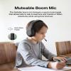 Belkin SoundForm Inspire Wired Over-Ear Headset for Kids, Online Learning & Travel w/Built-in Boom Mic, 85dB Safe Volume Limit - USB-C & 3.5mm - Compatible w/iPhone, iPad, Galaxy & More - Black view 4