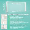 DLITISH Foldable Half Moon Light for Nail Desk, 48W Square Nail Table Lamp, 33in LED Desk Lamp with Knob, 3 Modes 3000-6000K Dimmable (Silver) view 3