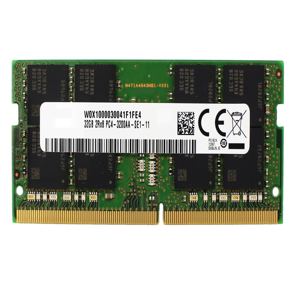 Factory Original 32GB (1x32GB) Compatible for HP Envy 17 17-cr1087nr, 17-cw0097nr, 17t-cr100, 17t-cw000 Laptop DDR4 3200MHz PC4-25600 SODIMM 2Rx8 CL22 1.2v Notebook Memory RAM Upgrade Adamanta