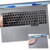 2 PCS Keyboard Cover for 2025-2023 Lenovo ThinkBook 16 G6 G7 G7+ G8 G9 & ThinkBook 16p G4 G5 G6 16" Laptop Keyboard Skin(Not fit ThinkBook 16 G4 G4+)-Black+Clear view 1