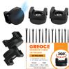15Pcs(+100 zip ties) 2026 Upgraded Magnetic Cable Clips Zip Tie Mount Base, Cable Ties Holder, Multipurpose Wire Cable Holder for Magnetic Cable Management, Electrical Organization Supplies (BLACK15) view 1