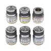 Microscope Observation 185 Achromatic Pure Copper Objective Lens 4X 10X 20X 40X 60X 100X Conjugate Distance 185 mm for Biological Microscope, RMS 20.2mm(4X 10X 40X 100X) view 3