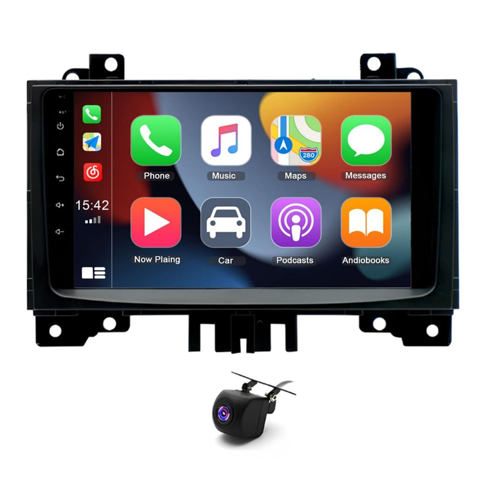 9" Android 13 Car Radio Receiver for Mercedes-Benz Sprinter 2006-2017 with Wireless Carplay Android Auto, 2+32G Touch Screen Car Stereo with GPS Navigation WiFi Bluetooth AHD