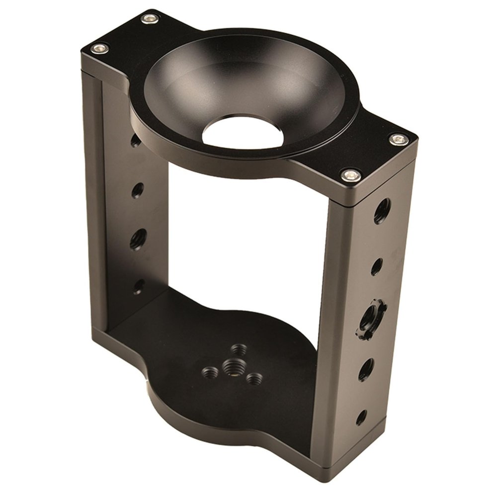 65mm/75mm Tripods Head Bowl Converters Aluminum Metal Half Flat to Bowl Conversion Adapter for 501HDV 701HDV