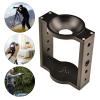 65mm/75mm Tripods Head Bowl Converters Aluminum Metal Half Flat to Bowl Conversion Adapter for 501HDV 701HDV view 2
