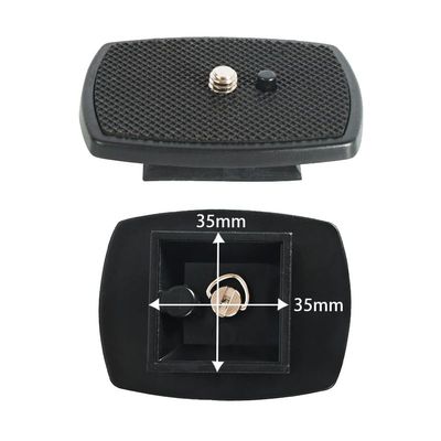 2-Pack Universal Quick Release Plate Set for Velbon Tripods, Compatible with CX-444, CX-888, CX-460, DF-50 - Durable, Easy-to-Use Quick Release System for Efficient Photography (35 * 35mm)