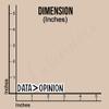 (3pcs) Data Over Opinion Sticker Funny Sarcastic Data Analytics Quotes Inspirational Phrase Vinyl Decal Gift Stickers for Tumbler Laptop Kindle Water Bottles Tablet Books Phone - Size 3x0.6 view 4