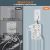 Surge Protector Power Strip(900J) -MCSCN 8 Outlets 6 USB - 15A/1875W - Ultra-Thin Plug & Cord - UL Certified - Home/Office Use view 4