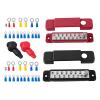 12 Power Distribution Block Bus With Covers And Lock Washer 180 Amps Rating Solar Wiring Distribution Block view 4