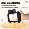 YJHH Retroscope Mini Camera, 2025 Retroscope Camera, Retro Scope Camera, Mini Keychain Camera, Mini Digital Camera Keychain with LED Flash Light,(White,32GB) view 2