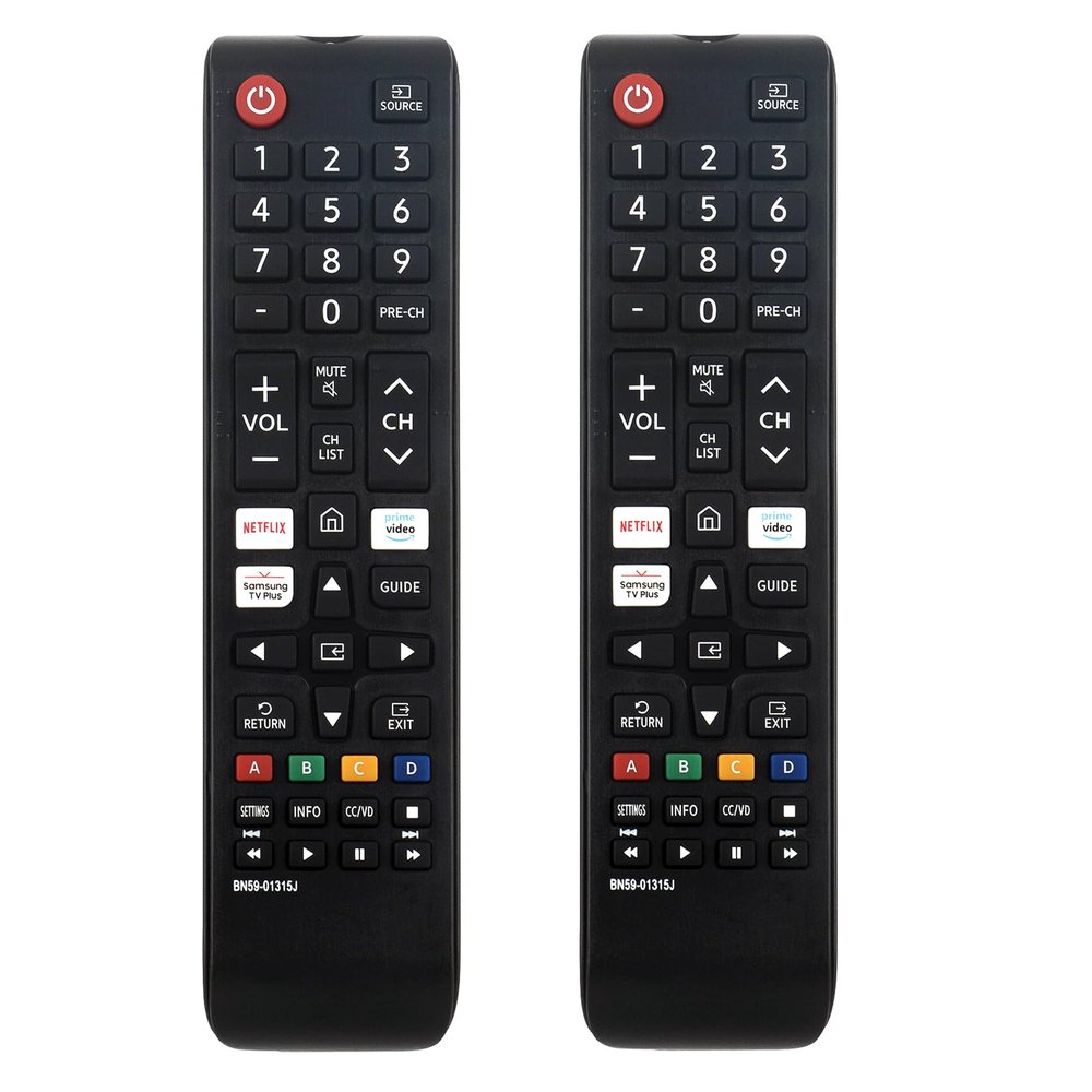 2 Packs Replacement Remote fit for Samsung Smart TV Remote Control, Universal Replacement Remote Compatible with Samsung Smart LCD LED HDTV 3D TVs BN59-01315J BN59-01315A BN59-01301A BN59-01199F
