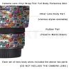 Camera Lens Sticker for Canon EF 50mm F 1.8 STM Coat Wraps Film Protector Vinyl Decal Skin for 50 1.8 (Graffiti White) view 3