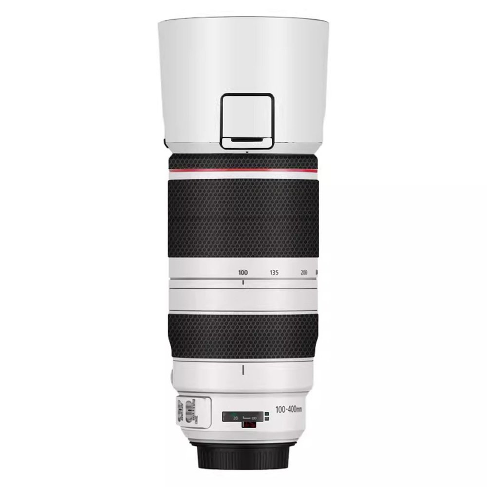 Lens Skin Vinyl Wrap Film Camera Protective Sticker for Canon EF 100-400mm F4.5-5.6L is II USM Protector Coat Photography Accessories 100-400 4.5-5.6(Matte White)