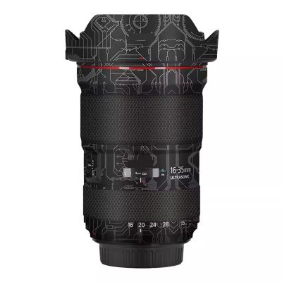 Camerea Lens Skin Anti-Scratch Sticker for Canon EF 16-35mm F2.8L III USM Coat Vinly Protective Film Body Protector Decals Cover 16-35 2.8(Circuit Titanium)
