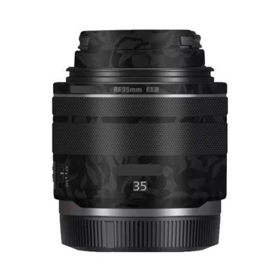 35 1.8 Camera Lens Skin Coat Wrap Protective Film Body Decal Anti-Scratch Sticker Accessories for Canon RF 35mm F1.8 Macro is STM(Shadow Camo Black)
