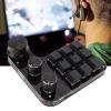 Multizenic Mini Keypad 9 Keys 3 Knobs, RGB Backlit Blue Switch, Plug and Play Programmable for Gaming Office Media, Wide Application, Customizable Keys Functions view 2