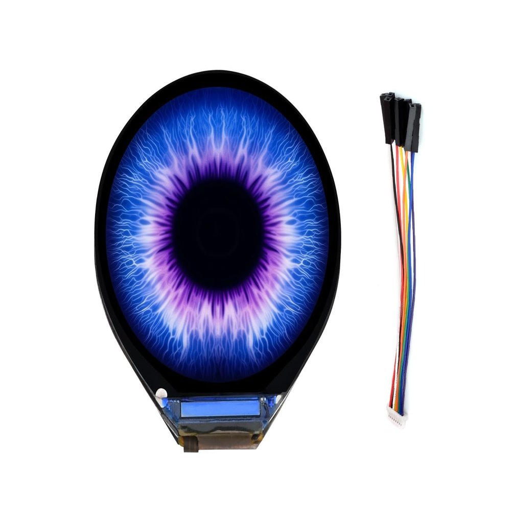 waveshare 160160 Resolution 65K Colors 0.71inch Round LCD Display ...