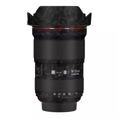 Camerea Lens Skin Anti-Scratch Sticker for Canon EF 16-35mm F2.8L III USM Coat Vinly Protective Film Body Protector Decals Cover 16-35 2.8(Shadow Camo Black)