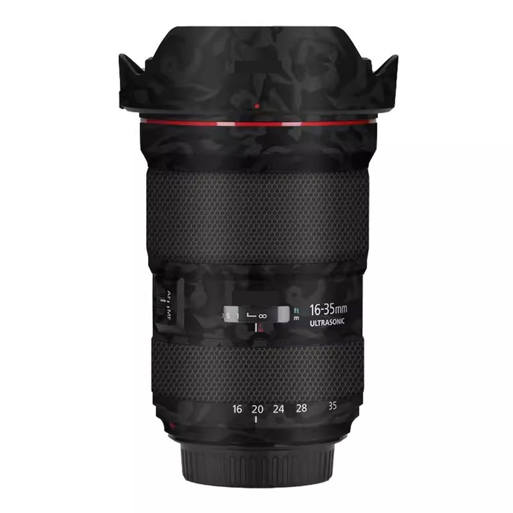 Camerea Lens Skin Anti-Scratch Sticker for Canon EF 16-35mm F2.8L III USM Coat Vinly Protective Film Body Protector Decals Cover 16-35 2.8(Shadow Camo Black)