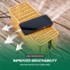 Handmade Cable Management Box, Rattan Cable Organizer, 2 Open Slots Cords Hider Box, Cute Design Charging Basket, Versatile Cable Organizer Box, for TV Wires Computer Router USB Hub view 3