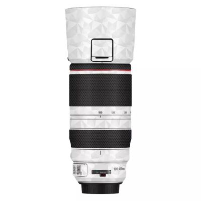 Lens Skin Vinyl Wrap Film Camera Protective Sticker for Canon EF 100-400mm F4.5-5.6L is II USM Protector Coat Photography Accessories 100-400 4.5-5.6(Triangle White)