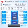 MeLE QuieterDL Ultrathin Fanless N100 Mini PC Dual 2.5G LAN 4GB 128GB Micro PC Windows 11 Home HDMI 4K USB-C DP1.4 Triple Display 2.4/5GHz WiFi BT5.1 Small Desktop Computer on Soft Router, NAS, IoT view 2