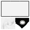 Projector Screen Indoor, White Sheet for Projector 16:9 Projection Screen Portable Projector Screen with Thicken Non Crease Soft Projector Screen (ZJchaorqh31kzgut-16) view 1