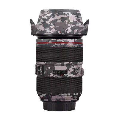 Anti-Scratch Camera Lens Sticker for Canon EF 24-105mm F4 L is II USM Coat Wrap Protective Film Body Protector Skin Cover 24-105 4(Field Camouflage)