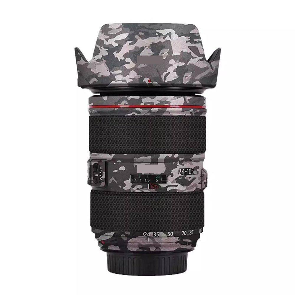 Anti-Scratch Camera Lens Sticker for Canon EF 24-105mm F4 L is II USM Coat Wrap Protective Film Body Protector Skin Cover 24-105 4(Field Camouflage)