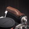 Wooden Wood Hand Grip + Aluminum Alloy Baseplate QR L Handle for a7c2/a7cr Camera (Walnut (Sliver Base)) view 2