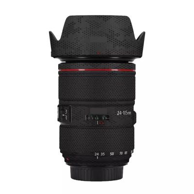 Anti-Scratch Camera Lens Sticker for Canon EF 24-105mm F4 L is II USM Coat Wrap Protective Film Body Protector Skin Cover 24-105 4(Mamba Black)
