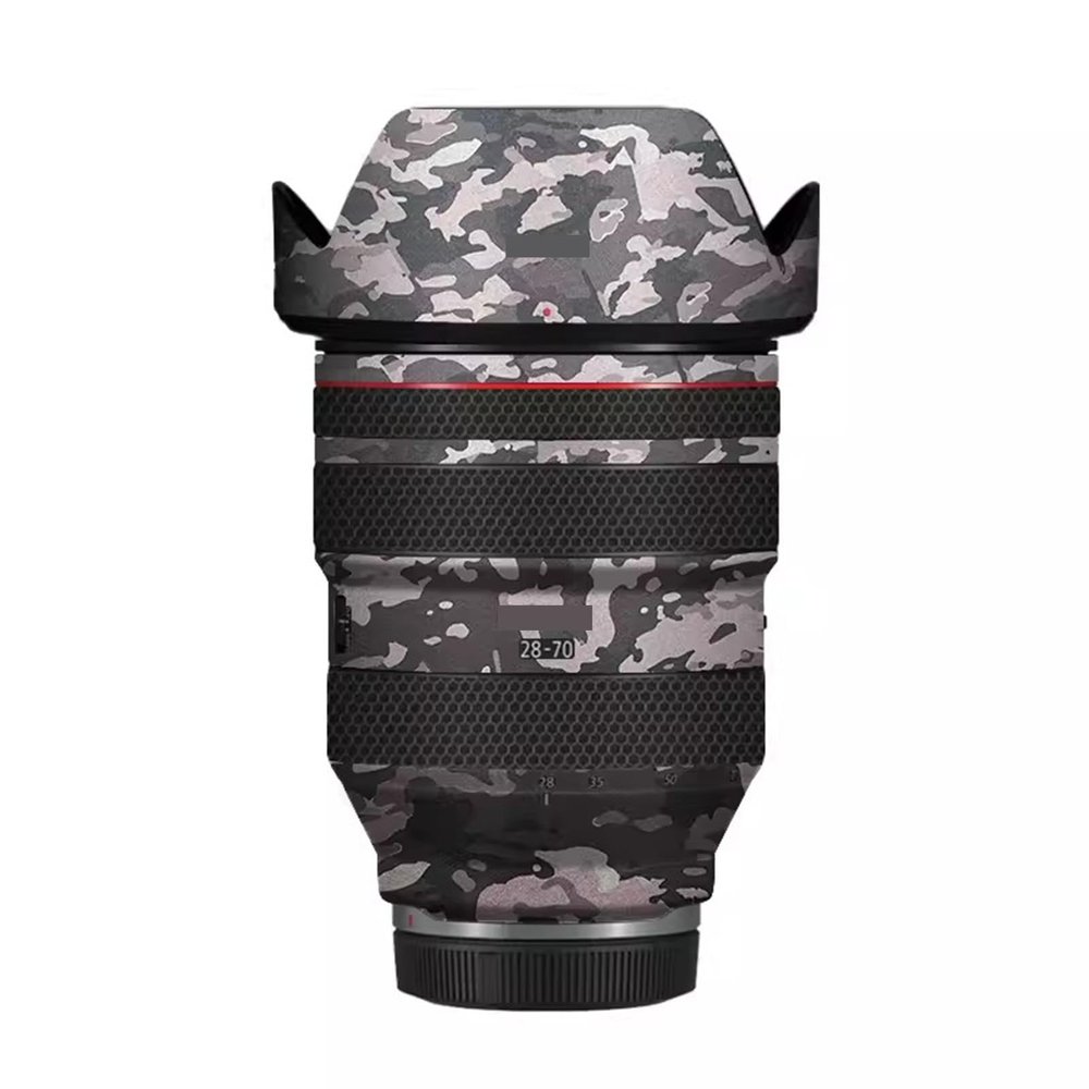 Anti-Scratch Camera Lens Sticker for Canon RF 28-70mm F2 L USM Coat Vinyl Wrap Protective Film Body Protector Skin 28-70 2(Field Camouflage)