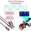 ZEEKYFOR 6000W Power Inverters Pure Sine Wave with LCD Display & 2 Sockets, DC to AC Voltage Converter for Boat Truck Camper RV,12V to 220V view 3